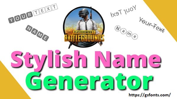 pubg stylish name generator