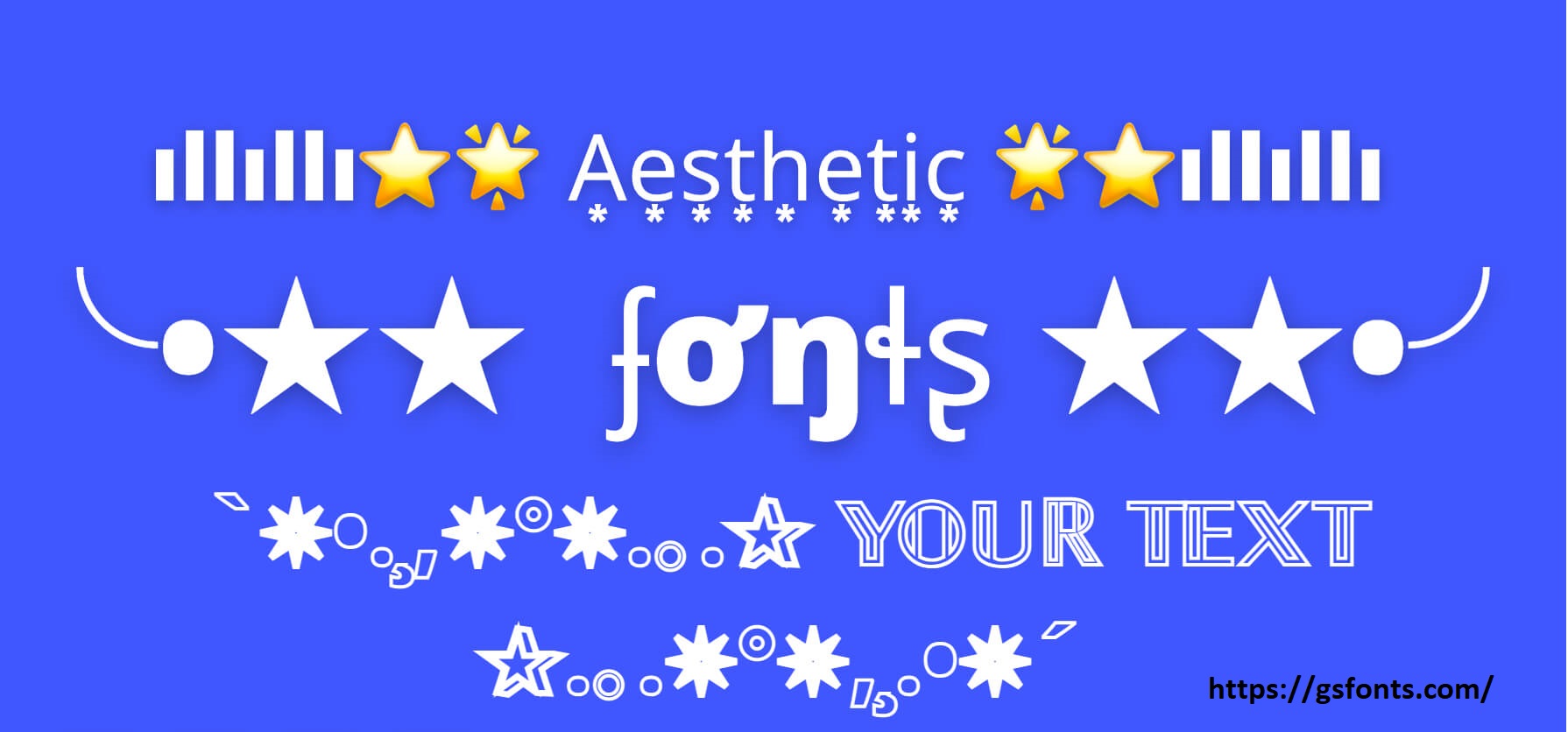 Aesthetic Fonts Generator- Stylish Font Maker (Copy/Paste)-2022 - GS Fonts