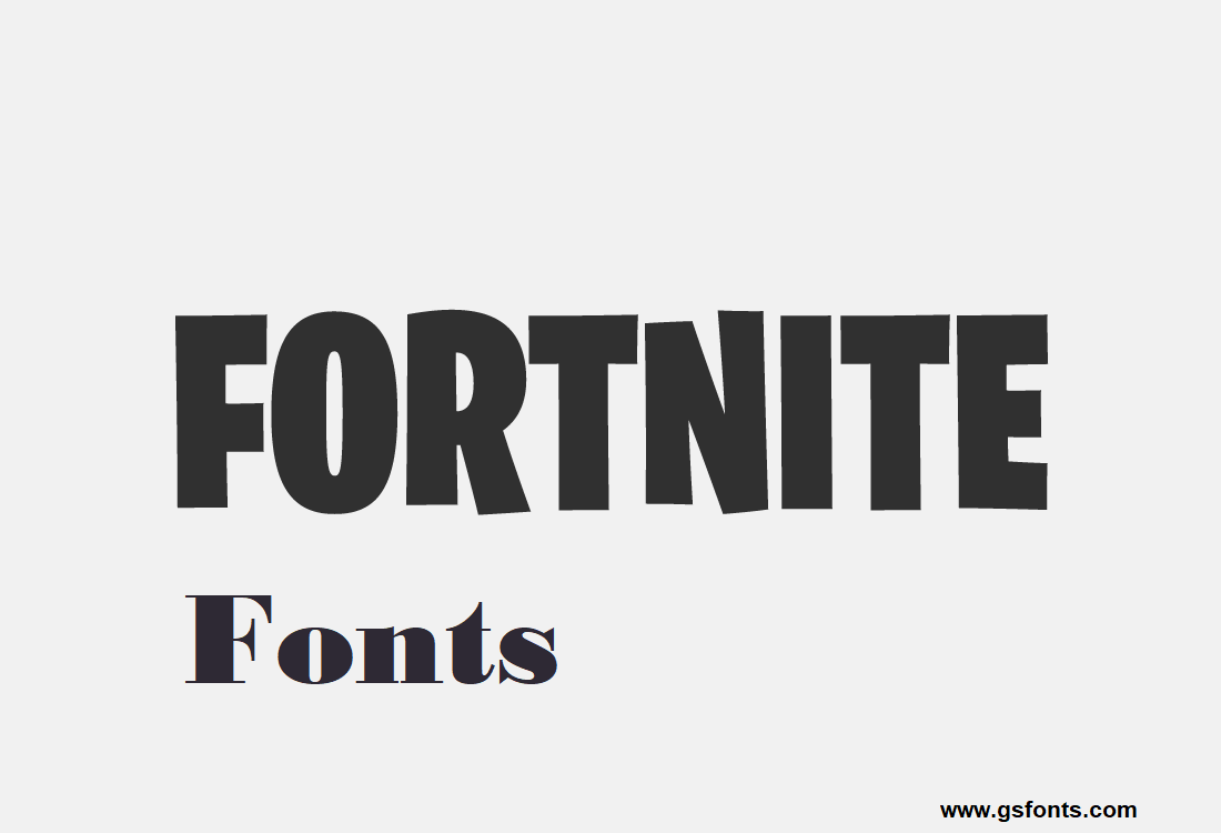 fortnite fonts