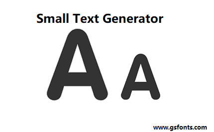 Text-To-Small
