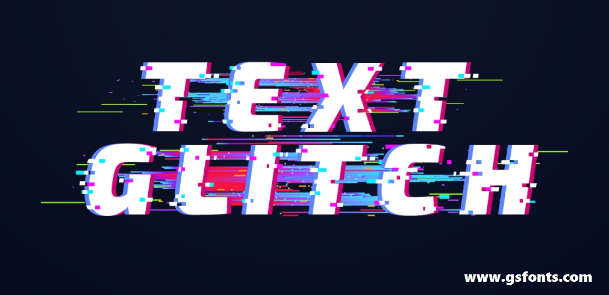 Glitch- Text-Generator