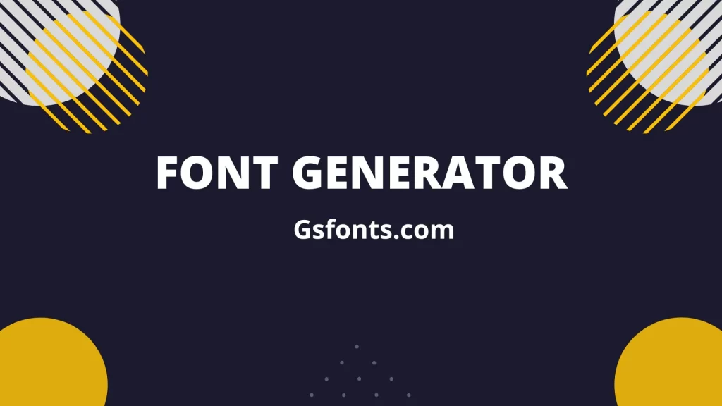 font generator