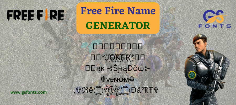 Free Fire Name Generator