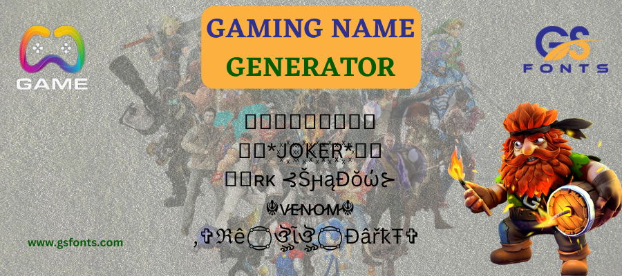 Gaming Name Generator