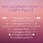 Instagram Fonts Copy Paste
